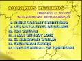 Lagu Aquarius Records Timeless Classics Volumes 1-3 Songlist