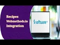 Recipes in webmethods io Integration Recipes softwareag cloud training Workflow Flow service