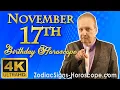 November 17 Zodiac Horoscope and Birt ay Personality November 17th Birt ay Personality Analysis