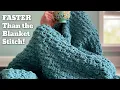 Make in a Day Crochet Chunky Blanket So EASY
