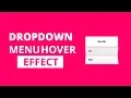 Dropdown Menu Hover Effects 3D CSS3