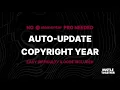 Automatically Update Copyright Year in Elementor WITHOUT Pro Account