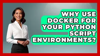 Why Use Docker For Your Python Script Environments Python Code School News