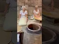 The art of baking Armenian Lavash bread
