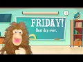 Friday Good Morning Song for Kids - preschool kindergarten elementary school song