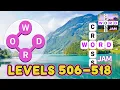 Crossword Jam Levels 506 - 518 Answers