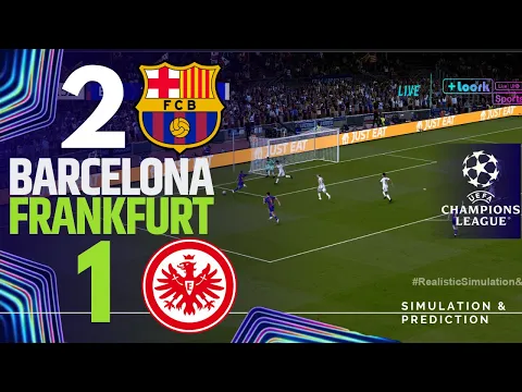 Video Thumbnail: FC BARCELONA 2-1 EINTRACHT FRANKFURT UEFA CHAMPIONS LEAGUE 2025-26 Simulation/Recreation