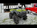 HMF FULL EXHAUST TUNE INSTALL BRUTE-FORCE 750