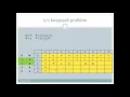 Knapsack Problem using Dynamic Programming