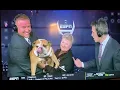 Kirk Herbstreit cozy with Bully in the pressbox
