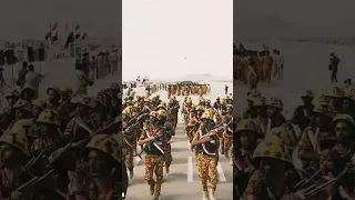عرض عسكري مزلزل للجيش اليمني في مأرب 