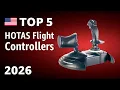 TOP 5 Best HOTAS Flight Controllers 2026