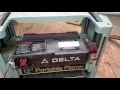Delta 22 540 Planer Operation