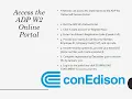 How to Access Con Edison Pay Stubs W2s