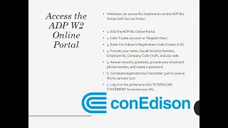 How to Access Con Edison Pay Stubs W2s