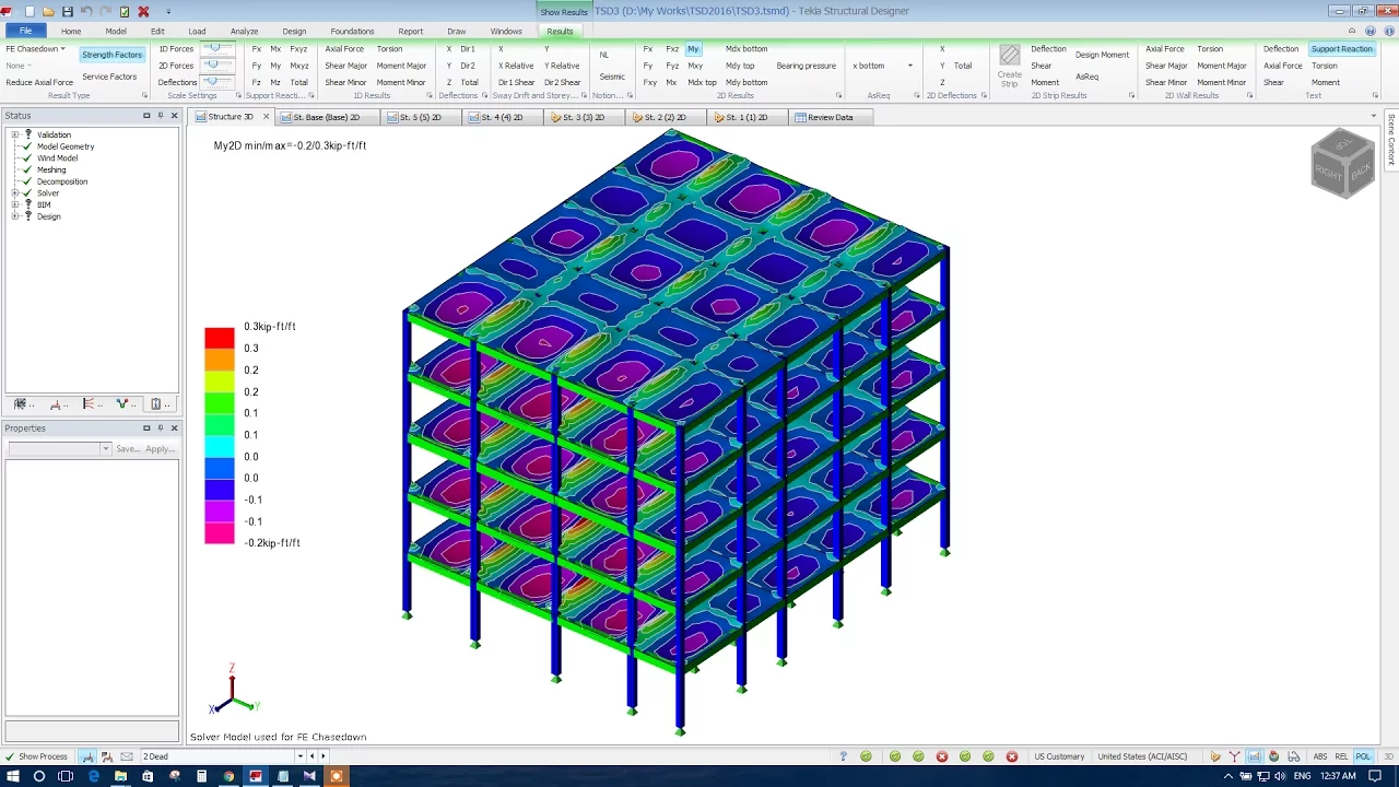 APPLYING LOADS, ANALYSIS & DESIGN IN TEKLA STRUCTURAL DESIGNER 2016