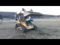2012 John Deere 323D Rubber Track Skid Steer Loader Cab Heat Air For Sale