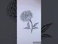 Download Lagu Marigold Flower Drawing #shorts #youtubeshorts #art #drawing