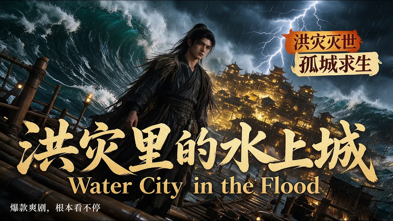 洪灾里的水上城