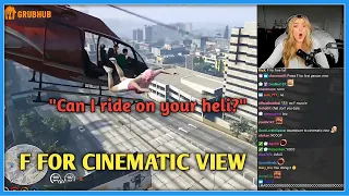 Brooke Gets Trolled by CHAT Using The F for Cinematic View Tactic on Her First Day at GTA RP NoPixel