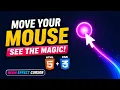 Move Your Mouse See Magic Neon Trail Effect