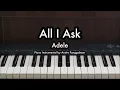Download Lagu All I Ask - Adele | Piano Karaoke by Andre Panggabean