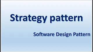 Strategy pattern - Software Design Pattern Using Lambda Expression Method Reference