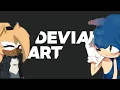 Sonic and whisper goes to DeviantArt