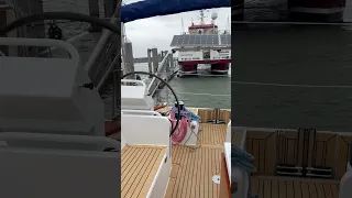 “43 knots in IJmuiden… wanna go sailing? No thanks.” #yachtlife #sailingboat #sailinglife #sailing
