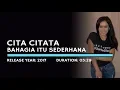 Lagu Cita Citata - Bahagia Itu Sederhana (Lyric)