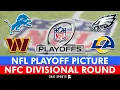 NFL Playoff Picture Schedule Matchups Bracket For 2025 Divisional Round NFC