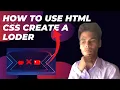 How to Create and Display a Loading Spinner on Page Load without JQuery - HTML CSS JavaScript