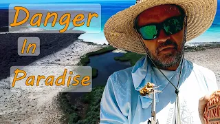 Sailing  Hiraya Ep 27 We finally sail out of La Paz, Mexico. White sand beaches and clear water!