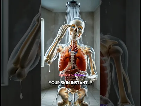 What Happens Inside Your Body During a Morning Shower #HumanBody  #HealthShorts #ScienceShorts