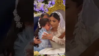 انهيار اخت العروسه الصغيره من البكاء ومش عاوزه تسيبها  انهيار اخت العروسه الصغيره من البكاء ومش عاوزه تسيبها