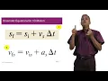 Chapter 2 - Kinematics in 1D Motion