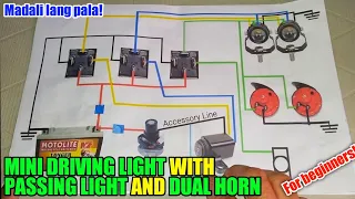 Download PAANO MAG INSTALL NG MDL NA MAY PASSING LIGHT AT DUAL HORN | WIRING DIAGRAM | MASTER MOTO BASIC MP3