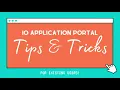 TUTORIAL - Accessing the IO Application Portal as a RETURNING Employer or User