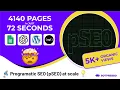 Programmatic SEO pSEO At Scale - Generating AI Content for Travel Websites