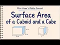 Surface Area of Cuboids and Cubes KS3 GCSE Maths