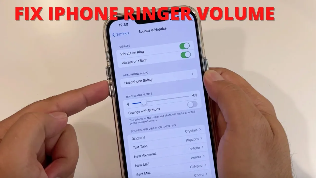 iPhone 13 Ringer Volume Goes Down Itself | Fix iPhone ringer volume