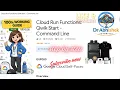 Cloud Run Functions Qwik Start - Command Line Step By Step