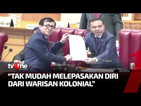 RUU KUHP Disahkan, Menkumham: Pemerintah Tidak Ingin Membungkam Kritik