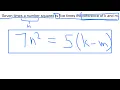 How to write equations