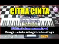 Lagu CITRA CINTA Karaoke Rhoma Irama Nada Cowok | Cover Korg Pa3x Lirik lagu