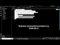 How do you quickly comment and uncomment code in VS Code
