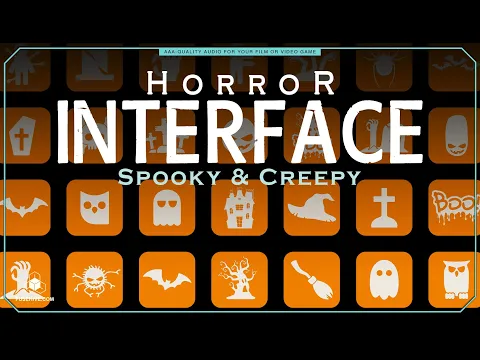 Spooky & Creepy User Interface Sound Effects Library - Horror UI Royalty Free Scary Sounds MINI PACK