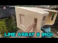 Download Lagu CARA MEMBUAT LINE ARRAY 8 INCH PLUS TWEETER / BOX MIDLLE