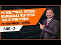 Python PyMySQL Tutorial Reading Data from MySQL Tables with Python