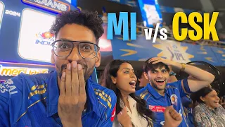 mi vs csk live from wankhede stadium vlog 74